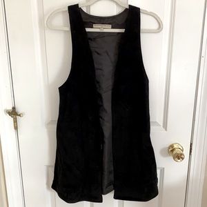 Cow leather Suede Vest